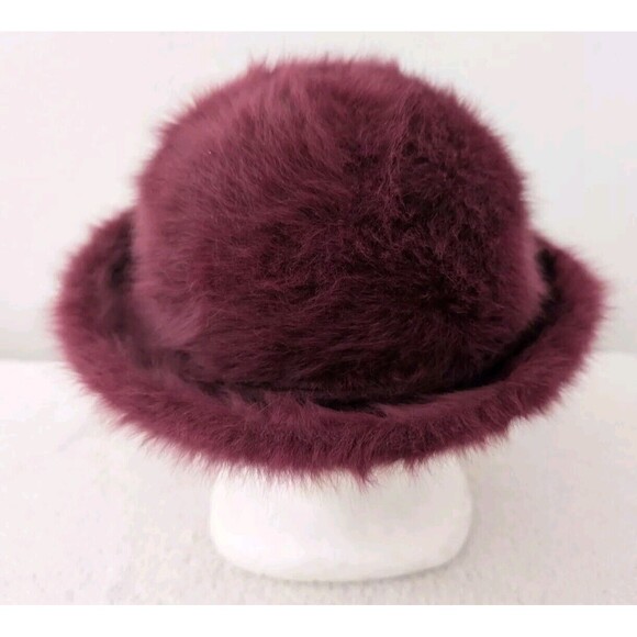Kangol Furgora Brimmed Hat Mauve w/ Gold Buckle Eunice United Kingdom Soft main image 8